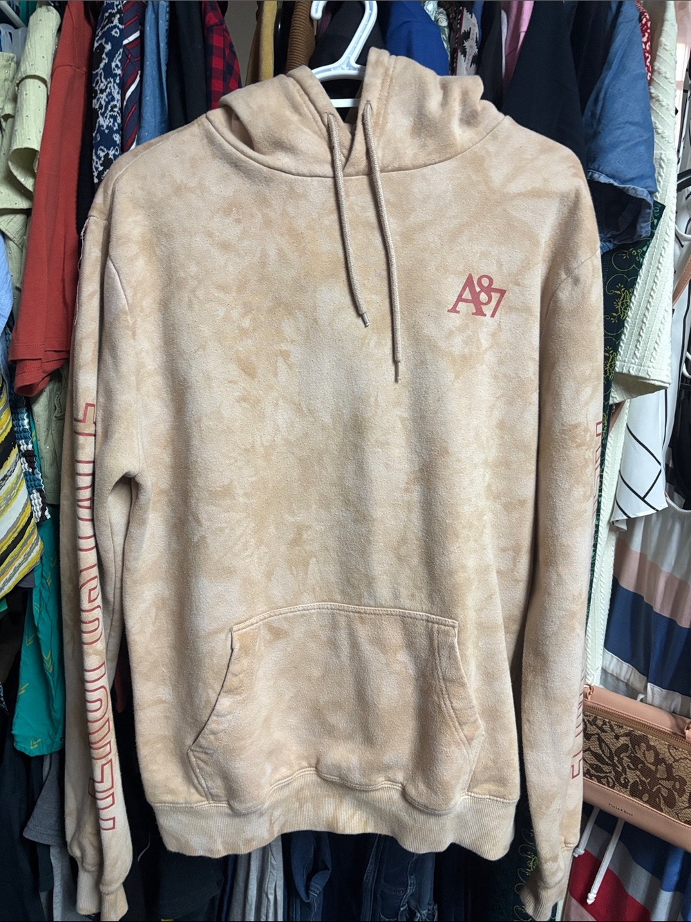 16. Aeropostale Brown Hoodie Sz L